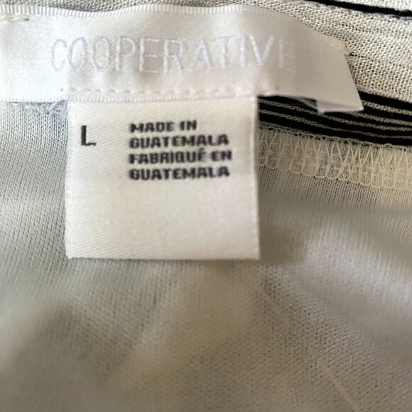 NWT Urban Outfitters Cooperative Wrap Stripe Dress Sz Large - Picture 10 of 13